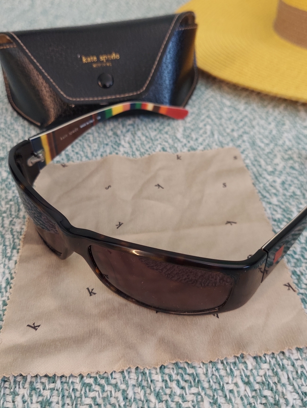 Kate Spade Keegan/S Sunglasses · Tortoise · Made in Italy · Complete Set